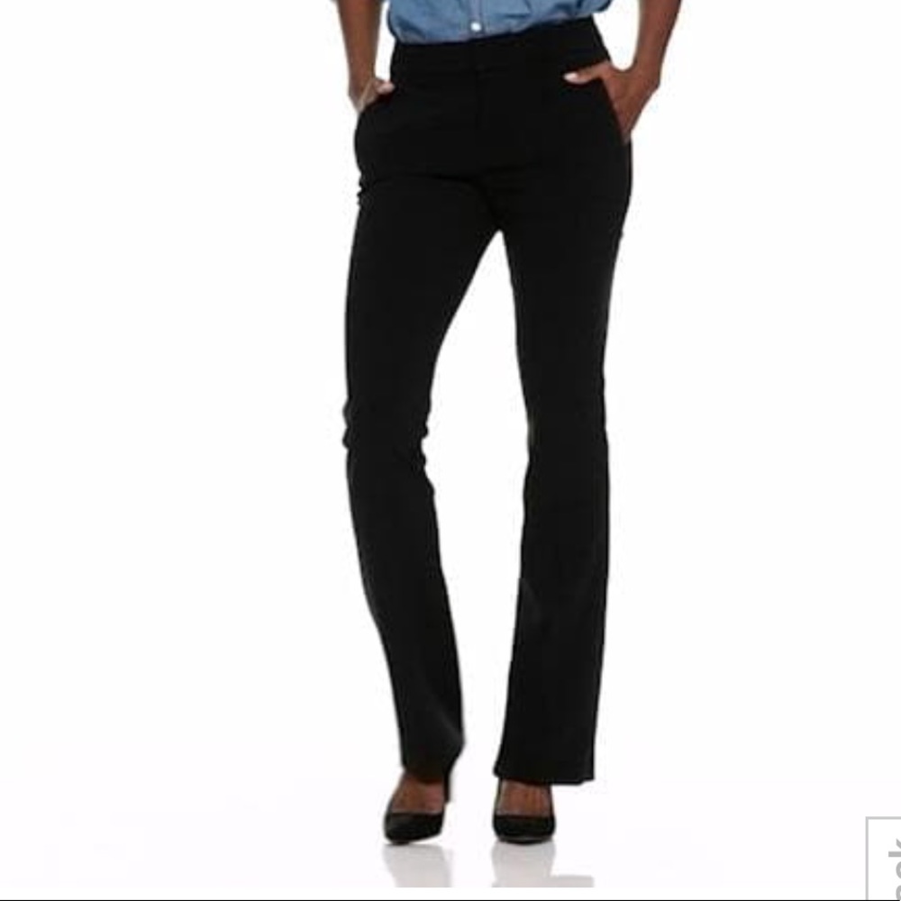 NWT Old Navy Black Trouser Pants Sz 6 Regular